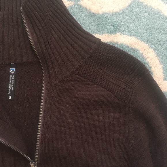 Kuhl Merino Wool Alpine Sweater Brown Small NWOT - Picture 5 of 7